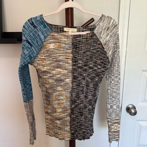 Colorblock Long Sleeve Top